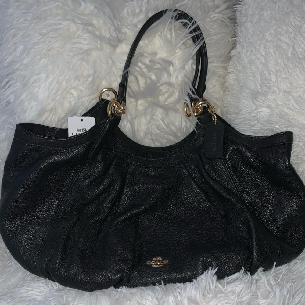 NWT  black coach bag